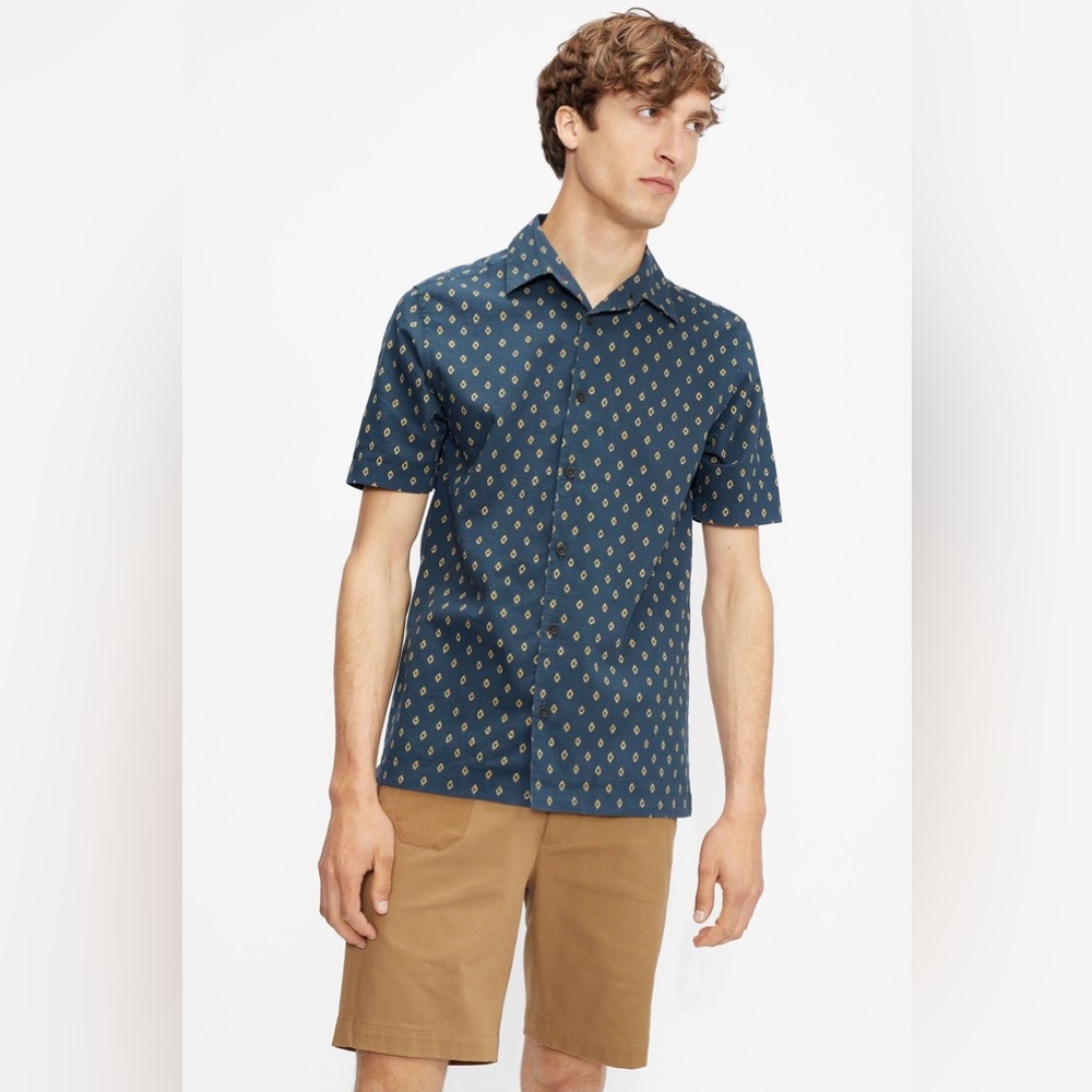 Ted Baker Diamond Geo Print Shirt, Size 5
